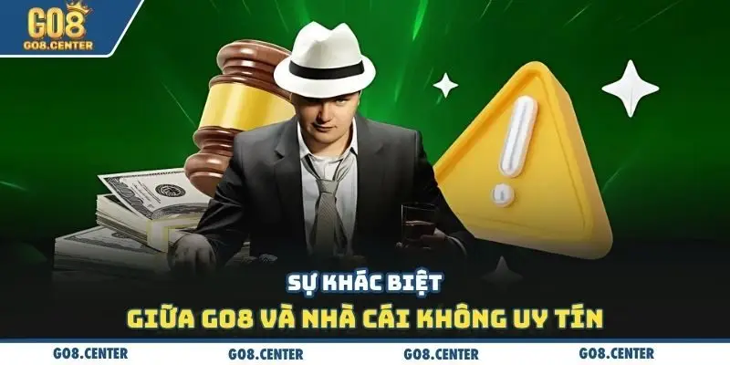 Giấy phép hoạt động GO8 3 Sự khác biệt giữa GO8 và nhà cái không uy tín